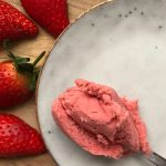 No cook Strawberry and Balsamic ice cream recipe